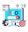 Graph showing increased traffic from SEO services